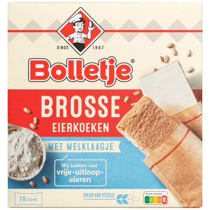 Bolletje Brosse eierkoek melk 10 stuks