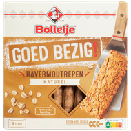 Bolletje Goed bezig havermoutrepen naturel 9 stuks
