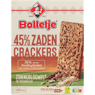 Bolletje Zadencrackers zonnebloempitten 4 x 3 stuks