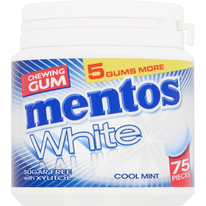 Mentos Gum white cool mint
