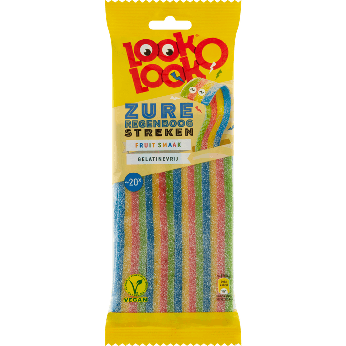 Look O Look Zure regenboog streken fruit smaak