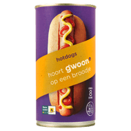 G'woon Hotdogs 8 stuks