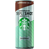 Starbucks Tripleshot espresso + milk