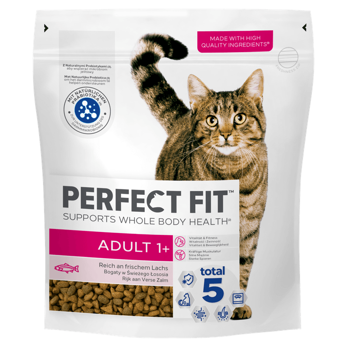 Perfect Fit Kattenvoer droog adult zalm