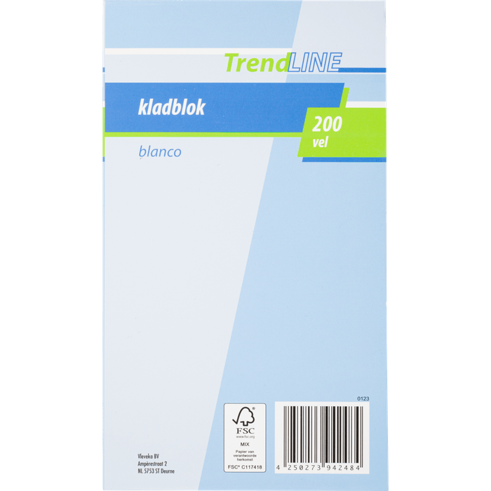 Trendline Kladblok 200 vel