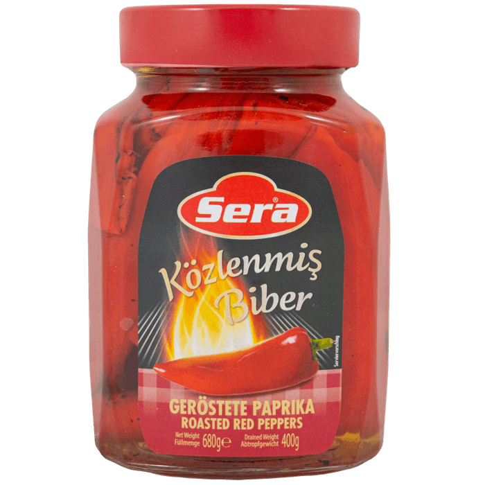 Sera Roasted peppers red