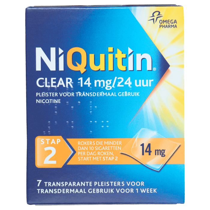 Niquitin Pleister 14mg stap 2