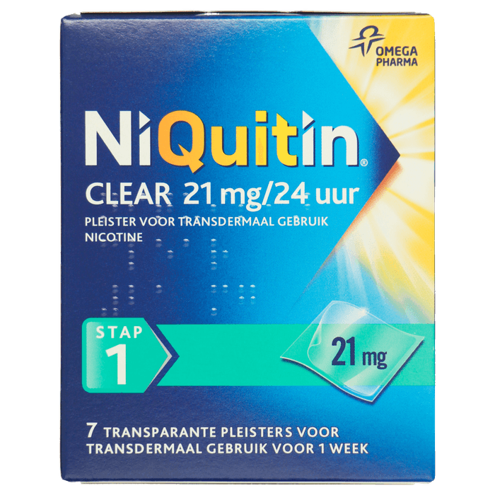 Niquitin Pleister 21mg stap 1
