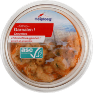 Heiploeg Garnalen in chili olie