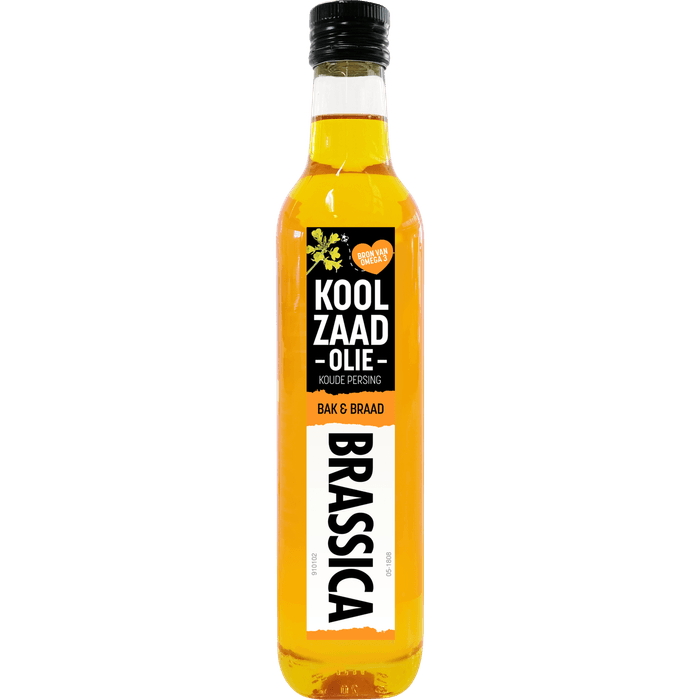 Brassica Koolzaad olie voor bakken en braden