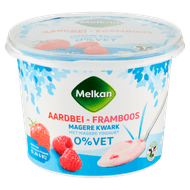 Melkan Magere kwark aardbei-framboos