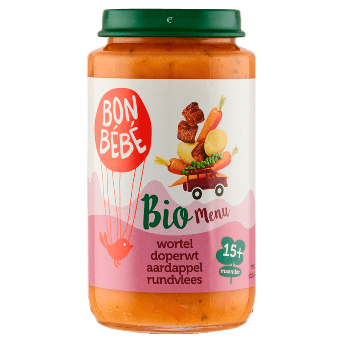 Bonbébé Biomenu m1516 wortel erwt aardappel rund