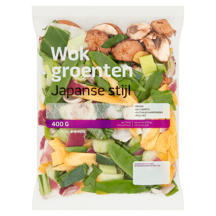 Wokgroente japanse stijl