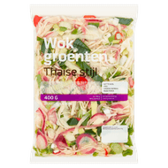 Wokgroente thaise stijl