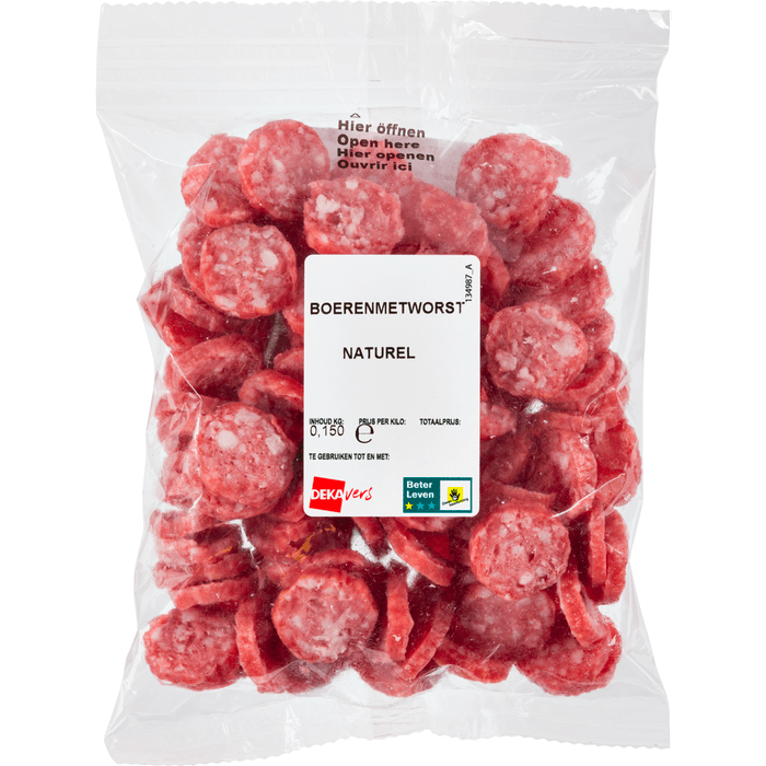 DekaVers Boerenmetworst naturel