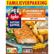 Iglo Kapiteins Klassiekers Lekkerbekjes naturel