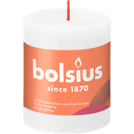 Bolsius Kaars rustiek wit