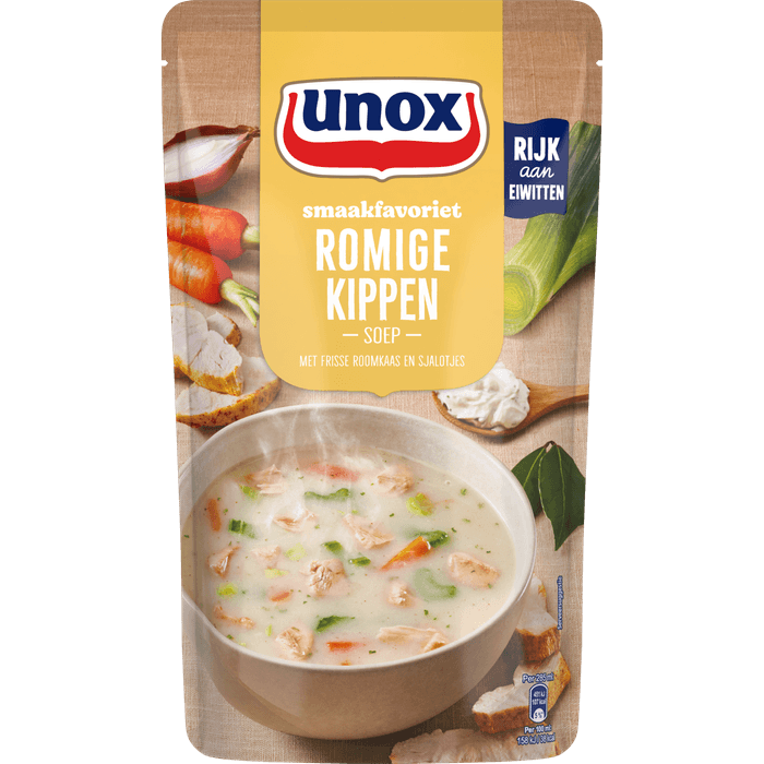 Unox Soep in zak romige kippensoep