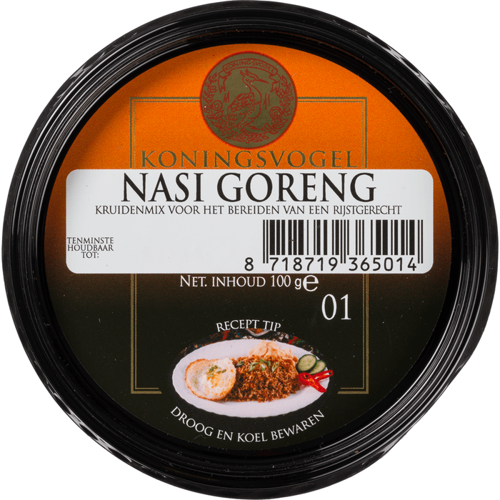 Koningsvogel Boemboe nasi goreng