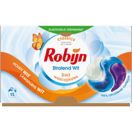 Robijn Vloeibaar wasmiddel 3 in 1 caps. stralend wit