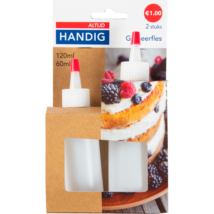 Altijd handig Garneerfles 2 stuks 120ml