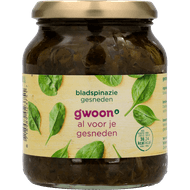 G'woon Bladspinazie gesneden