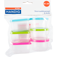 Altijd handig Voorraaddozen 6 stuks