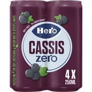 Hero Cassis 4x25 cl