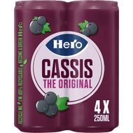 Hero Cassis 4x25 cl