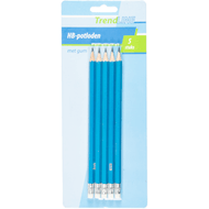 Sorbo Hb potloden met gum 5 st.