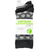 Non food Bamboe herensokken 3-pack gekleurd 43/46