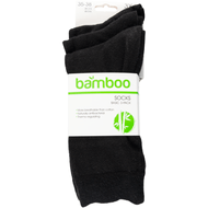 Non food Bamboe damessokken 3-pack zwart 35/38