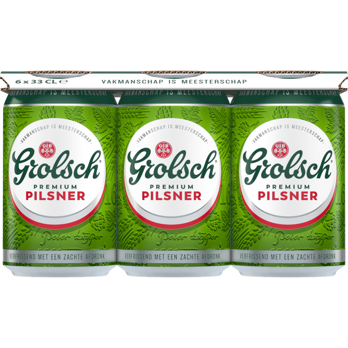 Grolsch Pilsener 6x33 cl