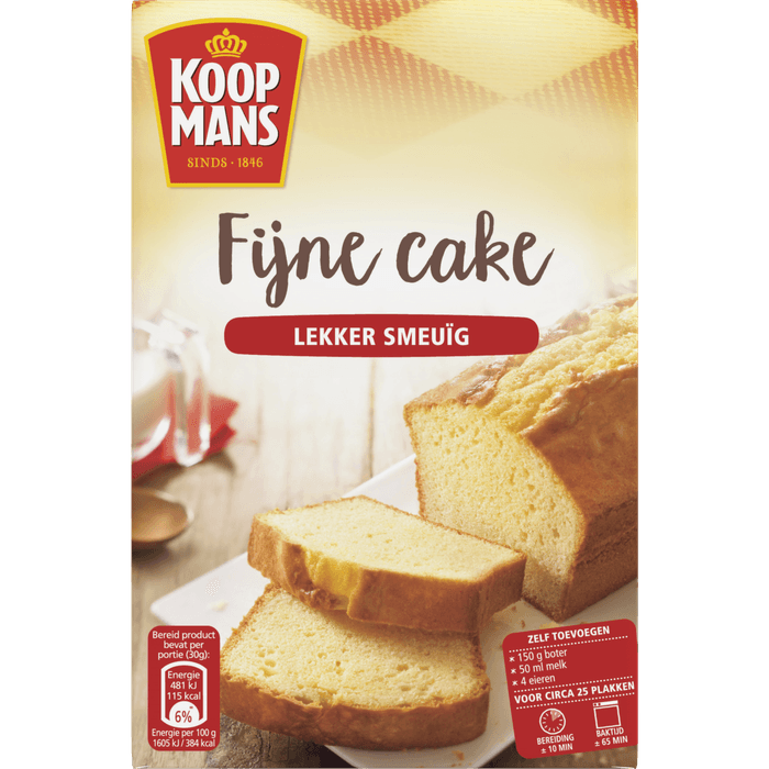 Koopmans Fijne cake mix