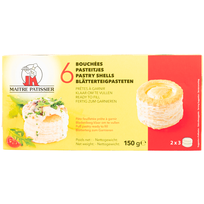 Maitre Patissier Pasteibakjes 6 st.