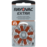 Rayovac Gehoorbatterijen 312