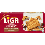 Liga Evergreen crunchy muesli chocolade 6 x 2 stuks