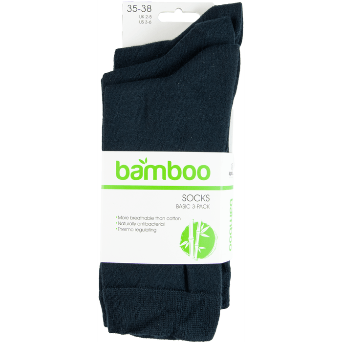 Non food Bamboe damessokken navy