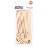 Altijd handig Vorkenset hout