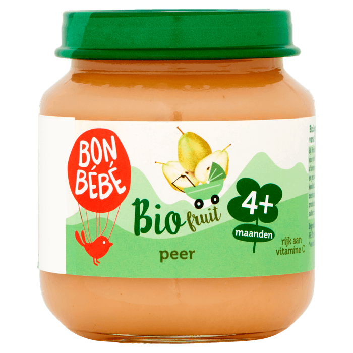 Bonbébé Biofruit 4+ maanden peer