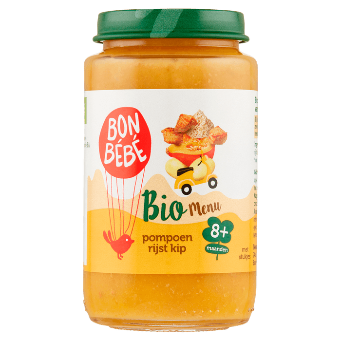 Bonbébé Biomenu m0817 pompoen rijst kip 8+ maanden