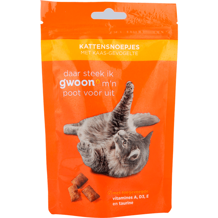 G'woon Kattensnoepjes kaas en gevogelte