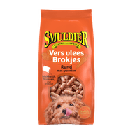 Smuldier Vers vlees brokjes rund met groente