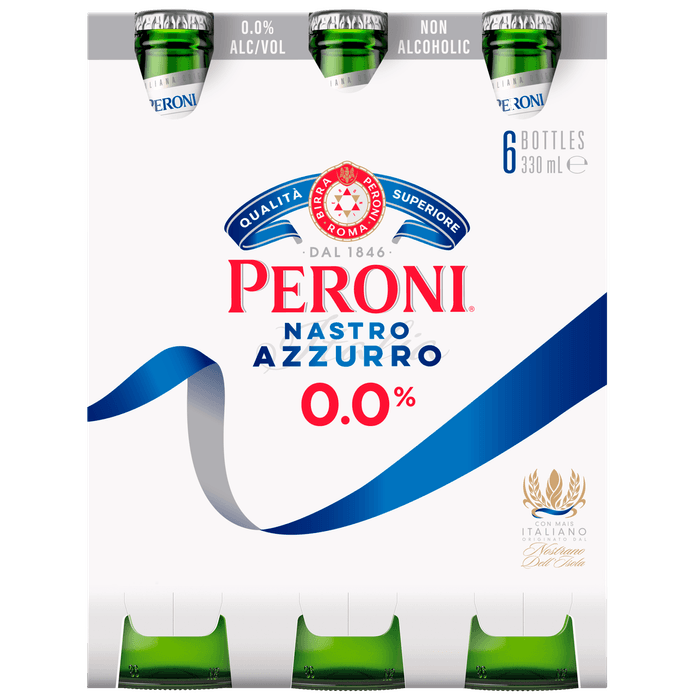Peroni Nastro azzurro 0.0% 6x33 cl.