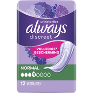 Always Discreet verband urineverlies normal