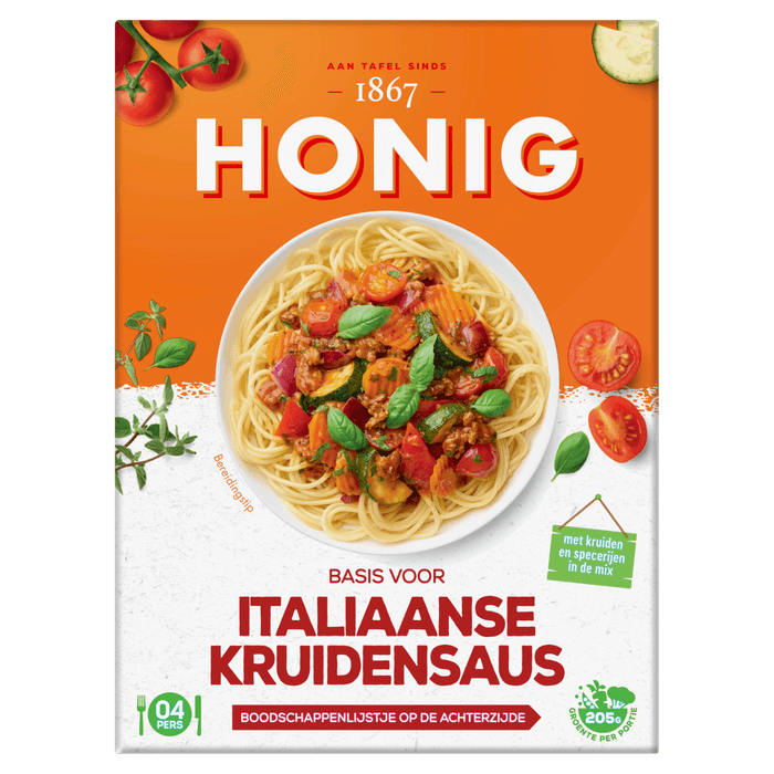 Honig Kruidenmix italiaanse kruidensaus