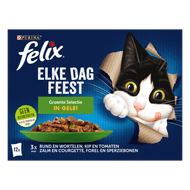 Felix Kattenvoer elke dag feest met groente in gelei 12 stuks