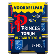 Princes Tonijnstukken in zonnebloemolie 3/1