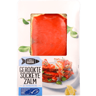 Vis Marine Sockeye zalm gerookt