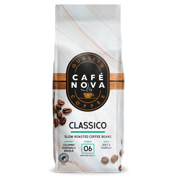 Cafe Nova Koffiebonen slow roasted classico